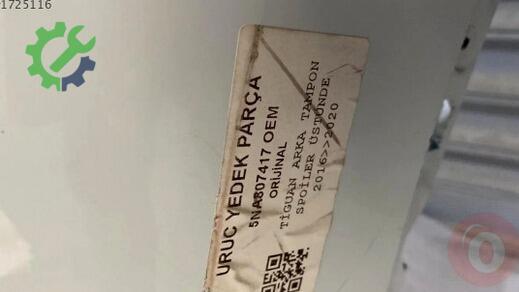 Volkswagen Tiguan Arka Tampon 5NA807417 çıkma parça