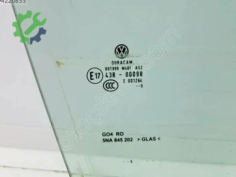 Volkswagen Tiguan Kapı Camları 5NA845202 çıkma parça