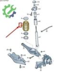 Volkswagen Tiguan Orijinal Çıkma Helezon Yayı 5QF511115BD
