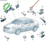 Skoda Scala 2025 Çıkma Tampon Reflektörü 657945701