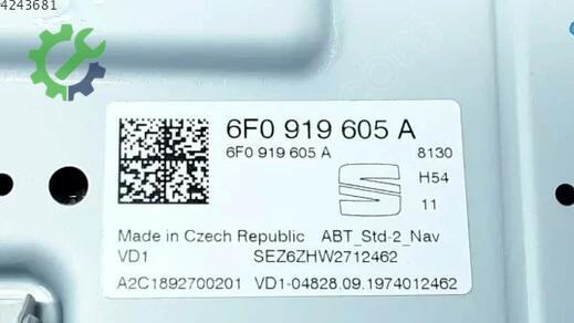 Seat Ibiza Multimedya 6F0919605A çıkma parça