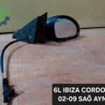 6L1857508 SEAT CORDOBA-IBIZA SAĞ AYNA ELEKTRİKLİ 2002-2008 ARASI