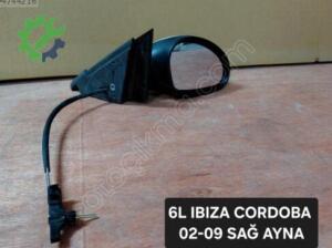 6L1857508 SEAT CORDOBA-IBIZA SAĞ AYNA ELEKTRİKLİ 2002-2008 ARASI