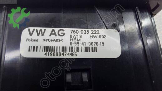 Volkswagen Touareg Multimedya 760035222 çıkma parça