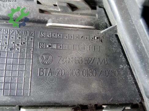 Volkswagen Touareg Sis Farı 760853597MB çıkma parça
