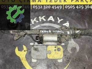 7805501467 Orj. SKODA OCTAVİA Elektrikli Çıkma Direksiyon Kutusu
