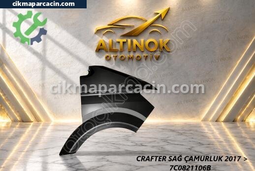 Volkswagen Crafter Sağ Çamurluk çıkma parça