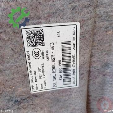Audi Q2 Bagaj 81A863880 çıkma parça