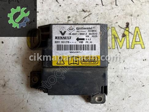 Dacia Sandero Airbag Beyni (SRS) 8201163278 çıkma parça