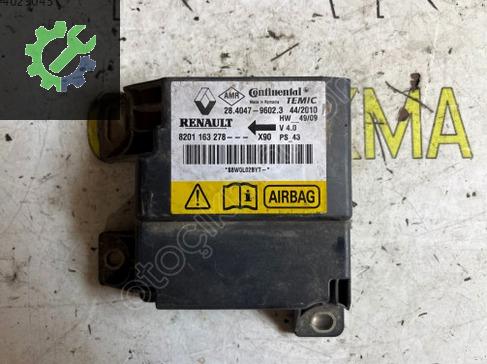 Dacia Sandero Airbag Beyni (SRS) 8201163278 çıkma parça