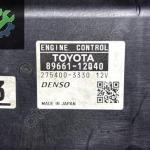 89661-12Q40/275400-3330 TOYOTA COROLLA ÇIKMA MOTOR BEYNİ