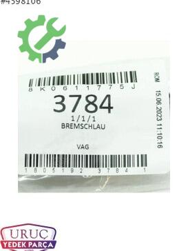 Audi A4 Fren Hortumu 8K0611775J çıkma parça
