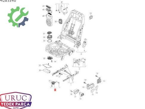 Audi A5 Koltuk 8K0959762 çıkma parça