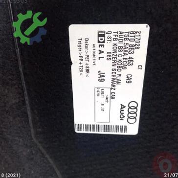 Audi A5 Bagaj 8T0863463 çıkma parça