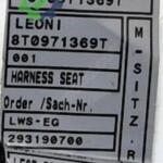 Audi A5 2025 Çıkma Elektrik Tesisatı 8T0971369T