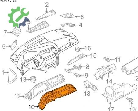 Audi A4 Gösterge Paneli 8T1857835 çıkma parça