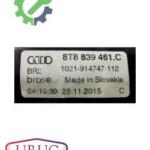 Audi A5 Orijinal Çıkma Cam Motoru 8T8839461C