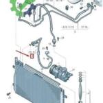 Çıkma Audi Q3 Klima Borusu 8U0820721F