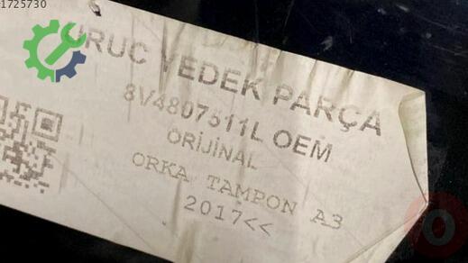 Audi A3 Arka Tampon 8V4807511L çıkma parça