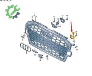 Audi A4 Orijinal Çıkma Tampon Braketi 8W0807399A