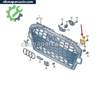 Audi A4 Tampon Braketi çıkma parça