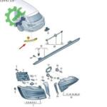 Audi A4 Orijinal Çıkma Tampon Reflektörü 8W0945106AA