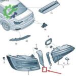Audi A4 2025 Far Braketi Çıkma – 8W5945254B