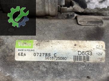 Peugeot 207 Marş Dinamosu 9618725080 çıkma parça