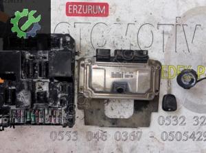 9650346180-ME7.4.4-J03 PEUGEOT 307 1.6 Orijinal Motor Beyin Seti