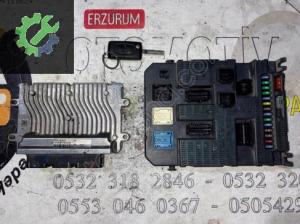 9664127180 / BSI2004P06-00 CİTROEN C3 1.4 J34P Motor Beyni Seti