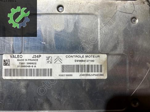 Citroen C2 Motor Beyni 9664127180 çıkma parça