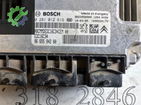 Citroen Berlingo Motor Beyni 9665594280 çıkma parça