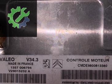 Peugeot 206 Motor Beyni 9800613380 çıkma parça