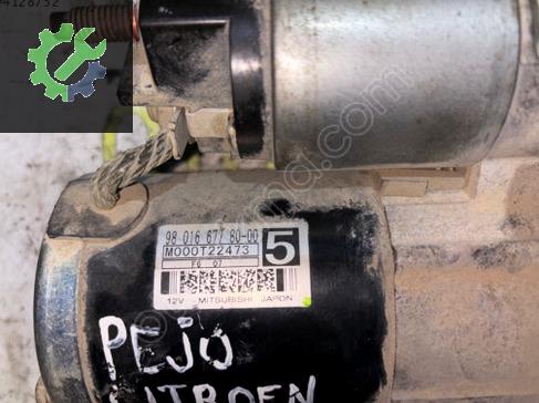 Citroen C4 Marş Dinamosu 9801667780 çıkma parça