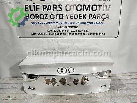 Audi A3 Bagaj Kapağı çıkma parça