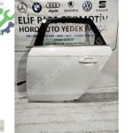 AUDİ A4 BEYAZ DOLU ORJİNAL SOL ARKA KAPI