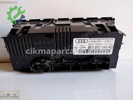 Audi A4 Klima Paneli çıkma parça