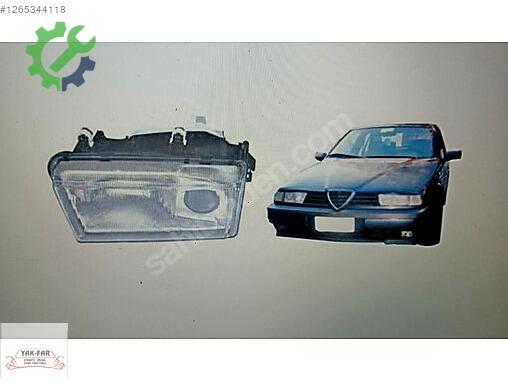 Alfa Romeo 155 Sağ Ön Far çıkma parça