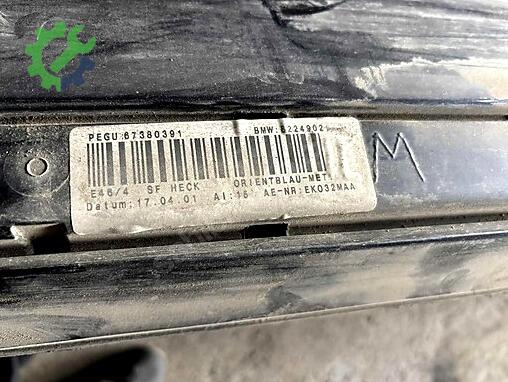 BMW 3 Serisi Arka Tampon çıkma parça