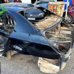 BMW E60 SOL ARKA ÇAMURLUK ÇIKMA HATASIZ ORJ SİYAH