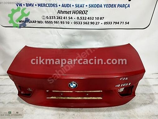 BMW 4 Serisi Bagaj Kapağı çıkma parça
