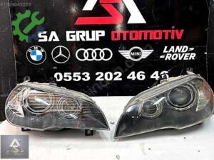 BMW X5 E70 SAĞ SOL FAR ÇIKMA ORJ HATASIZ