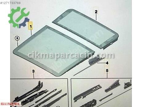 BMW X5 Komple Sunroof çıkma parça