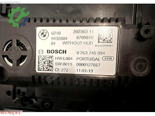 BMW 3 Serisi Beyin 8709815 çıkma parça