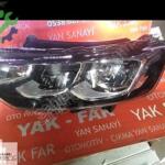 Citroen C-elysee 2017 sol far motorlu üst ayak kırık