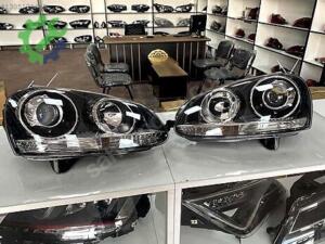 Golf5 R32 mercekli krom far