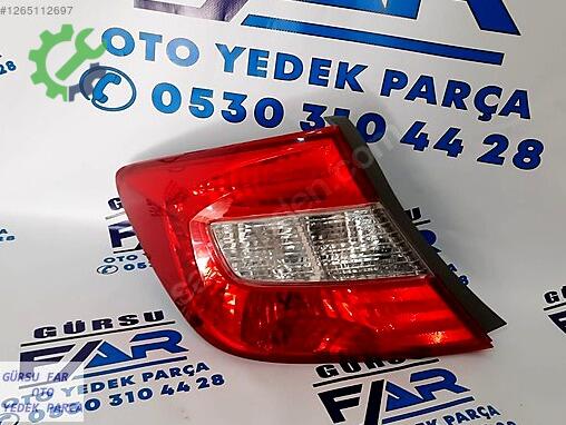 Honda Civic Sol Arka Stop 2012-16 çıkma parça
