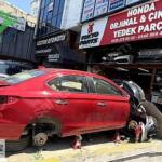 HONDA JAZZ SAĞ ARKA SOL KAPI KIRMIZI ORJİNAL ÇIKMA