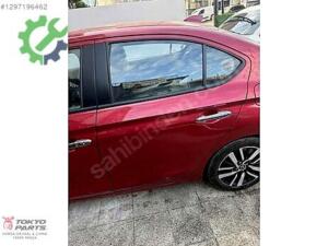 Honda city orjinal çıkma kırmızı sol arka kapı