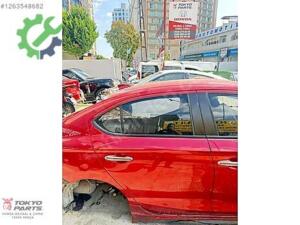 Honda city sag arka kapı orjinal çıkma kırmızı hatasız
